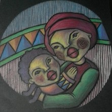 Pembe. Traditional illustration project by Soraya Fernandez Albarral - 12.13.2014