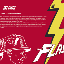 infografía animada del superheroe "FLASH". Un proyecto de Animación de María Belén Grieco - 01.02.2015