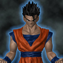 Son Gohan. 3D project by Carlos Garcia Canals - 03.04.2014