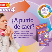 Redoxon Inmuno4 Bayer. Un projet de Direction artistique, Design graphique, Marketing, Cop , et writing de Berta López Fernández - 31.01.2012