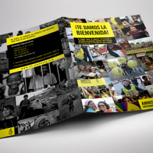 Folleto de Bienvenida de Amnistía Internacional España. Advertising, Art Direction, Br, ing, Identit, Editorial Design, and Graphic Design project by Felipe Gil López - 02.07.2015