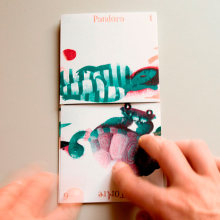 El sueño de Pandora. Ilustração tradicional, Direção de arte, Design editorial, e Escrita projeto de Maguma - 09.12.2014