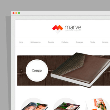 Marve. Br, ing, Identit, Web Design, and Web Development project by Rubén Illescas Urrea - 02.09.2015