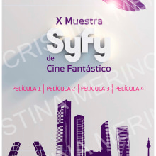 Propuestas Syfy (Décima muestra de cine fantástico). Graphic Design project by Cristina Merino - 02.11.2015