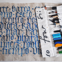 CALIGRAFÍA (Roma. Un projet de Calligraphie de Tania Quindós - 12.02.2015