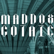 Maddox Gothic  (Curso: Tipos con Clase). Tipografia projeto de Calvin Hanson - 12.02.2015