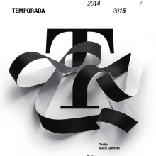 Carteles CDN  2014-15. Un proyecto de Diseño y Tipografía de Isidro Ferrer - 14.02.2015