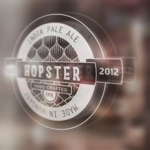 Hopster. Una cerveza para hipsters.. Design, Design de produtos, e Tipografia projeto de Peter Sarkozi - 15.02.2015