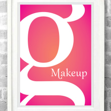 Makeup typeface. T, and pograph project by Karina Goto - 04.15.2013