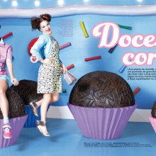 Atrevidinha magazine. Editorial Design project by Karina Goto - 07.16.2012