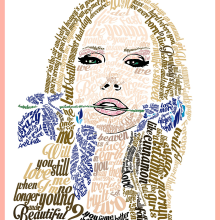 Sing with Lana del Rey. Un proyecto de Diseño gráfico de Melisa Loza Martínez - 09.01.2014