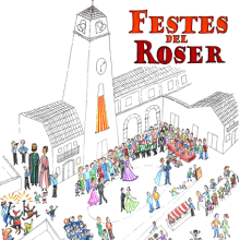 Cartel Festes del Roser 2013. Un proyecto de Diseño e Ilustración tradicional de Victoria Blasco - 16.06.2013