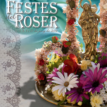 Cartel Festes del Roser 2014. Un proyecto de Diseño de Victoria Blasco - 16.06.2014