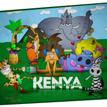 kenya. Traditional illustration project by paolo pennacchio - 02.16.2015