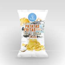 Patatas con Sal de Ibiza - FLUXÀ. Design, Br, ing, Identit, and Packaging project by Sergio Juan Martí - 02.16.2015