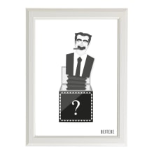 Groucho Marx. Traditional illustration, and Graphic Design project by Beitebe  - 02.16.2015
