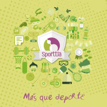 Sporttia. Design, Ilustração tradicional, Br, ing e Identidade, Design editorial, Design gráfico, e Desenvolvimento Web projeto de LeChló - 16.02.2015