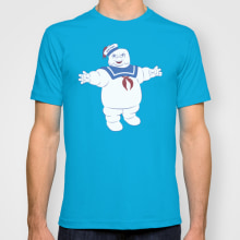 Stay Puft Marshmallow Man. Design, and Traditional illustration project by Ferran Sirvent Diestre - 07.31.2010