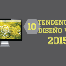 Infografía tendencias de diseño web 2015. Un proyecto de Diseño Web de estudio - 18.02.2015
