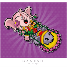 Ganesh. Design de personagens projeto de Gustavo Garro - 20.02.2015
