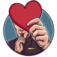 Valentine's day promotion icon (Fantasy Manager '15). Traditional illustration, and Game Design project by Jorge Andújar - 12.31.2014