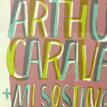 Arthur Caravan + Mi Sostingut. Design gráfico projeto de Baptiste Pons - 22.02.2015