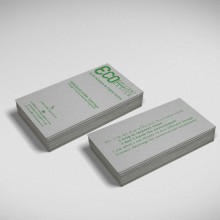 Eco-efficient Design - Business Card. Un proyecto de Diseño gráfico de Alonso Urbanos - 22.02.2015