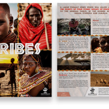 Flyer Documental Tribus. Editorial Design project by Daniela Llorens - 10.14.2014