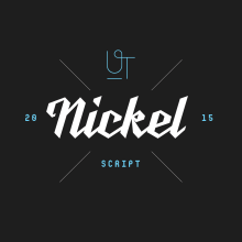 UT Nickel Script. Um projeto de Tipografia de Wete - 23.02.2015