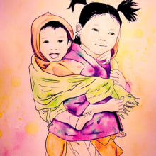Infantil. Un proyecto de Ilustración tradicional y Bellas Artes de Àngela Maria Sierra - 24.02.2015
