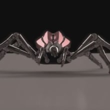 Spiderbot. Projekt z dziedziny 3D,  Animacja i Postprodukcja fotograficzna użytkownika Héctor Manuel Martínez Pérez - 24.02.2015