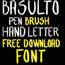 Basulto Hand Letter Free. Design, Traditional illustration, Art Direction, T, and pograph project by David Perez Basulto - 02.24.2015