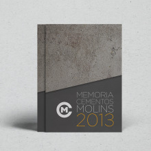 Cementos Molins - Annual Report 2013. Direção de arte, Design editorial, e Design gráfico projeto de Twotypes - 25.02.2015