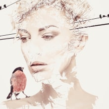 Pájaros en la cabeza. Un proyecto de Ilustración tradicional, Fotografía y Dirección de arte de Zara Castellanos - 25.02.2015
