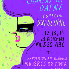 Charlas con Dafne. Illustration project by Ana Galvañ - 26.02.2015