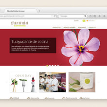 Guzmán Gastronomía. Un proyecto de Diseño Web de lilly maldonado - 02.04.2013