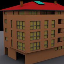 Imágenes 3D de  viviendas a partir de planos y alzados en autocad. 3D projeto de Una Ana - 30.04.2008