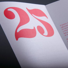 25 Aniversario Muestra de Artes Plásticas de Asturias. Un proyecto de Diseño, Br, ing e Identidad, Diseño editorial, Eventos y Diseño gráfico de Jorge Lorenzo - 03.03.2015