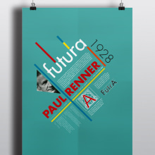 Futura. Un proyecto de Diseño gráfico, Tipografía y Caligrafía de Andrea González García - 12.03.2014