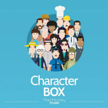 CharacterBox. Un proyecto de Ilustración tradicional, Diseño de personajes y Diseño gráfico de Ervin - 05.03.2015