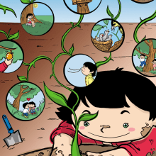 Un Árbol, una vida.. Un proyecto de Ilustración tradicional de Damián Díaz - 06.03.2015