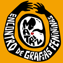 Logotipo Matriz - Encontro de Grafias Femininas. Design gráfico, e Tipografia projeto de Paula Harumi Honda - 08.03.2015