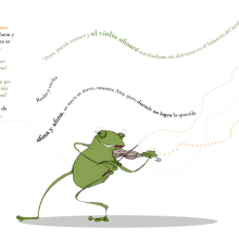 La rana que no durmió en una semana. Un proyecto de Ilustración tradicional y Diseño editorial de Elisenda Adell - 08.03.2015