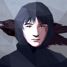 BRAN STARK. Design, Traditional illustration, and Art Direction project by ANDRESZEN - 03.08.2015