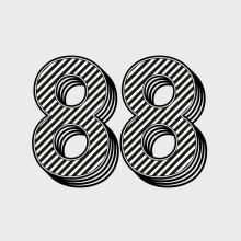 Yorokobu Numbers. Un proyecto de Diseño, Ilustración tradicional y Tipografía de Carlos de Toro - 08.03.2015