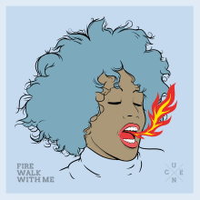 Fire Walk With Me. Un proyecto de Ilustración tradicional, Bellas Artes y Diseño gráfico de Alberto Cuenca Alvarez - 01.02.2015