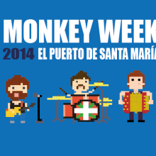 Cartel "Monkey festival". Design, Publicidade, Eventos, e Design gráfico projeto de Mikel del Arco Zumarraga - 09.11.2014