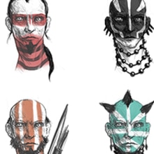 Warrior concept. Un proyecto de Ilustración tradicional de Cristian Kocak - 13.03.2015