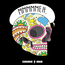 Cosmic Rain t-shirt designs. Traditional illustration project by Ian Norris - 03.14.2015