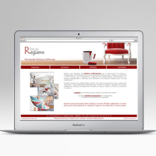 Diseño Web. Pintura y reformas Jesus Reguero. Un proyecto de Diseño gráfico y Diseño Web de Mar Gómez - 15.03.2015